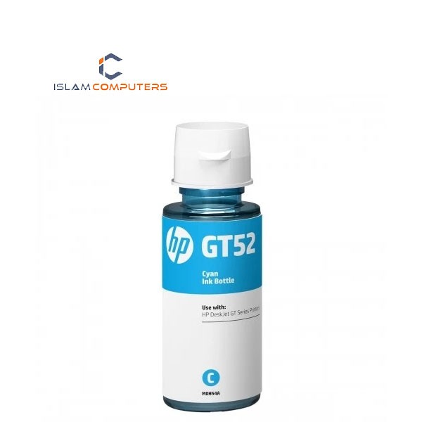 HP GT52 Cyan Original Ink Bottle