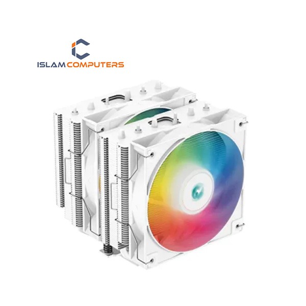 DeepCool AG620 WH ARGB Dual-Tower 120mm CPU Air Cooler
