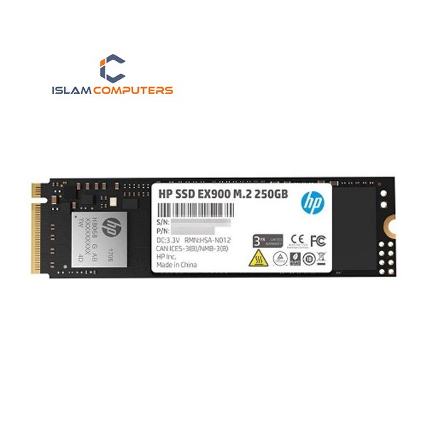 HP EX900 M.2 250GB PCIe NVMe Internal SSD