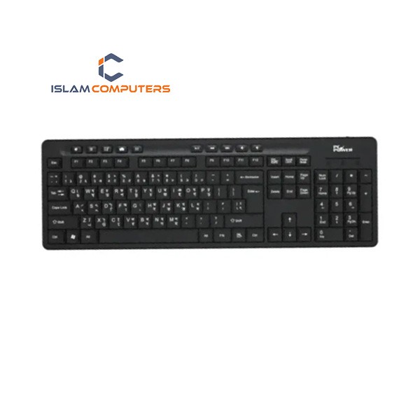 PC Power 602 Office Keyboard Black