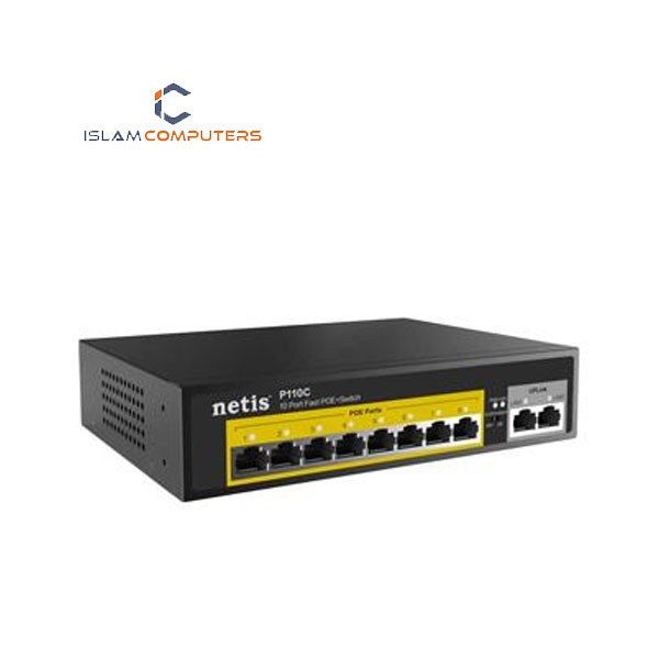 Netis P110C 8POE+2RJ45 100M Standard POE Switch