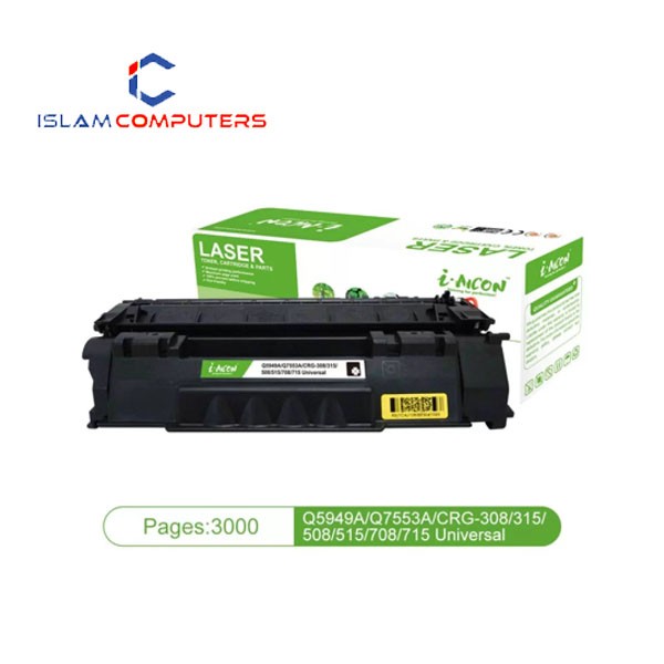 i-Aicon 49A/53A Black LaserJet Toner