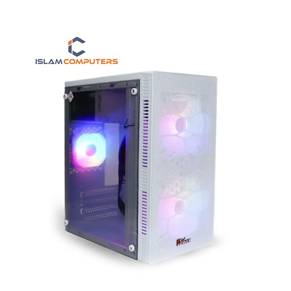 PC Power PP-X2601 WH Micro Atx Spider Web Mesh Computer Case