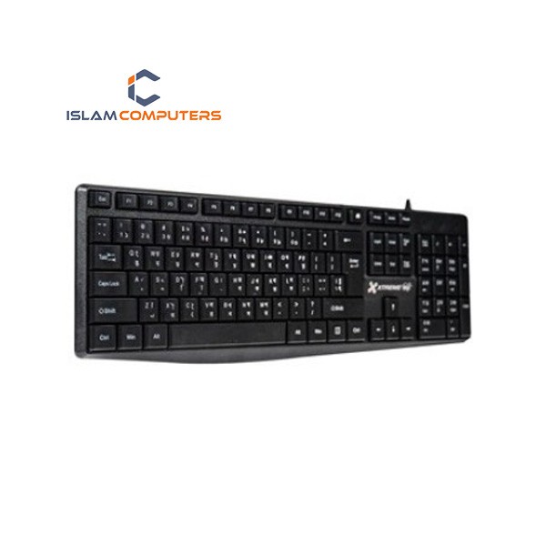 XTREME KB600S STANDARD USB-BANGLA BLACK KEYBOARD