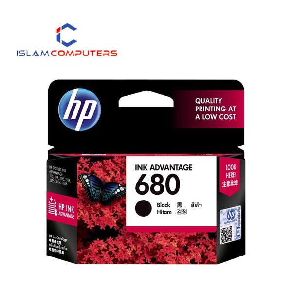 HP 680 Original Black Ink Advantage Cartridge