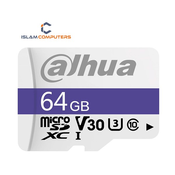 Dahua C100 64GB MicroSDXC UHS-I U3 Class 10 V30 Memory Card Without Adapter