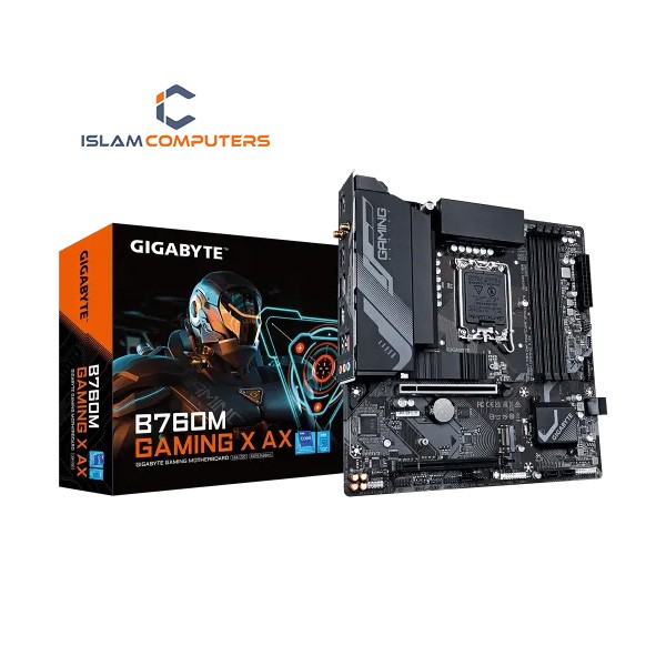 GIGABYTE B760M GAMING X AX DDR5 mATX Motherboard