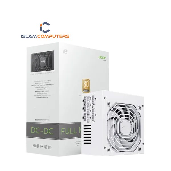 ACER AC750W WHITE 80 PLUS BRONZE FULL MODULAR POWER SUPPLY