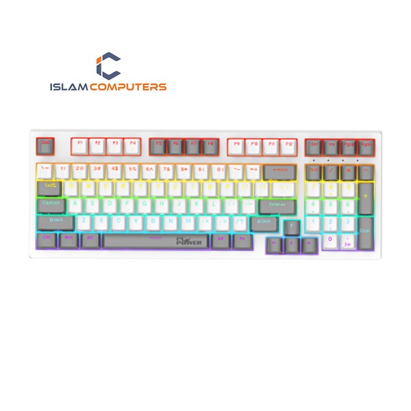 PC POWER K98 WH Gaming RGB Mechanical Keyboard
