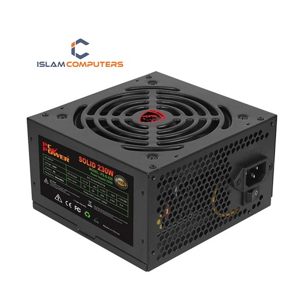 PC Power PS-S-230 230W ATX Non-Modular Black Power Supply