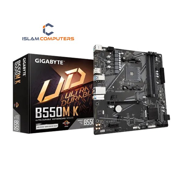 Gigabyte B550M K AMD AM4 Micro ATX Motherboard