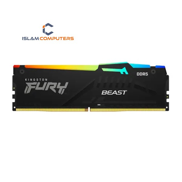 Kingston FURY Beast RGB 16GB 6000Mhz DDR5 EXPO Desktop RAM