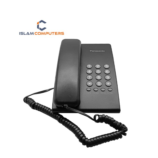 Panasonic KX-TS400SX Integrated Telephone Corded Landline Phone  (Black)