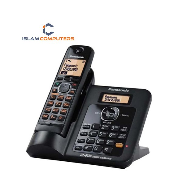 Panasonic KX-TG3811 Cordless Phone Set Black