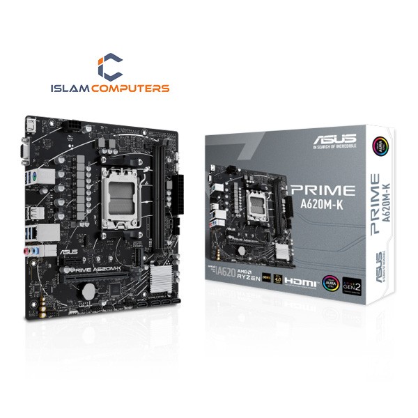 Asus PRIME A620M-K DDR5 AMD AM5 Socket Motherboard