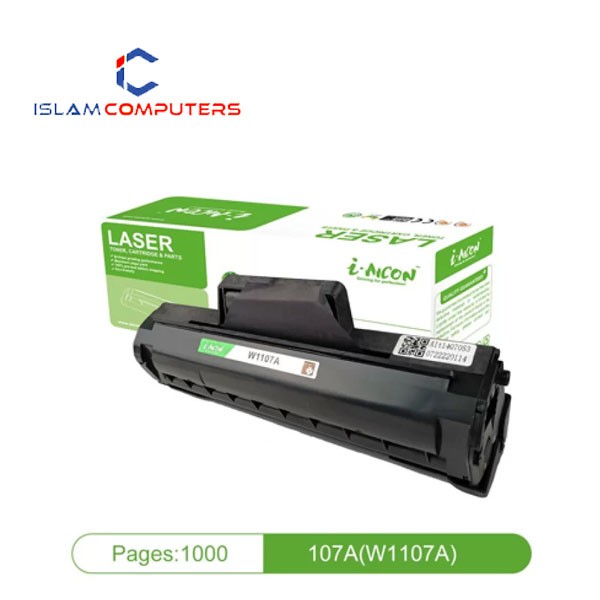 i-Aicon107A Black LaserJet Toner (chip)