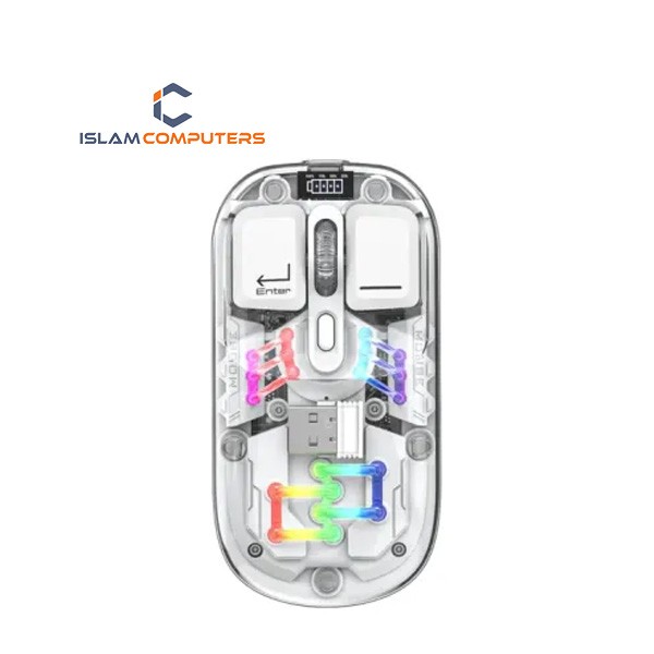 PC Power OBSIDIAN PGM-P7 WH Bluetooth Mouse
