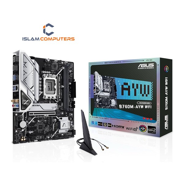 ASUS B760M-AYW WIFI mATX Motherboard DDR-5
