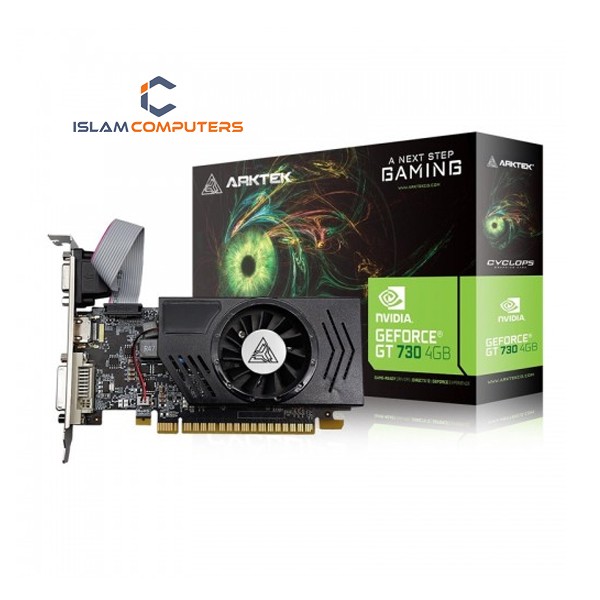 ARKTEK GeForce GT730 4GB DDR3 Low Profile Graphics Card