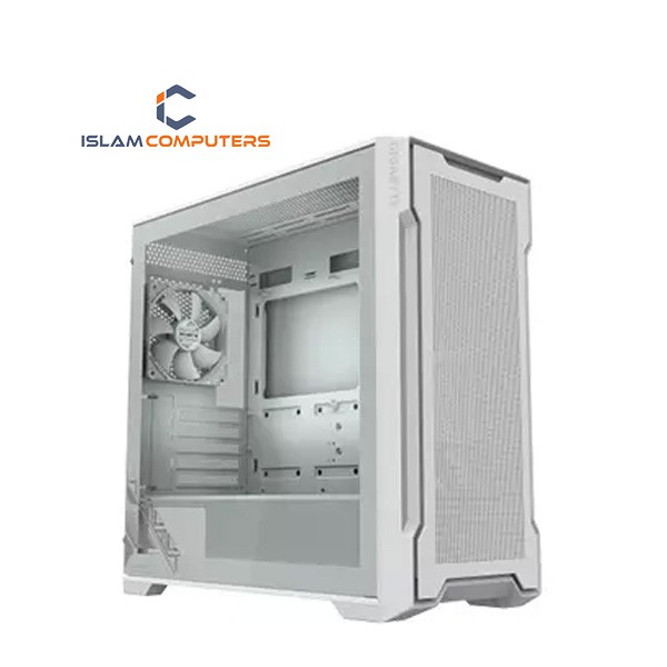 GIGABYTE C102 GLASS ICE Mid-Tower ATX Desktop Case (White)